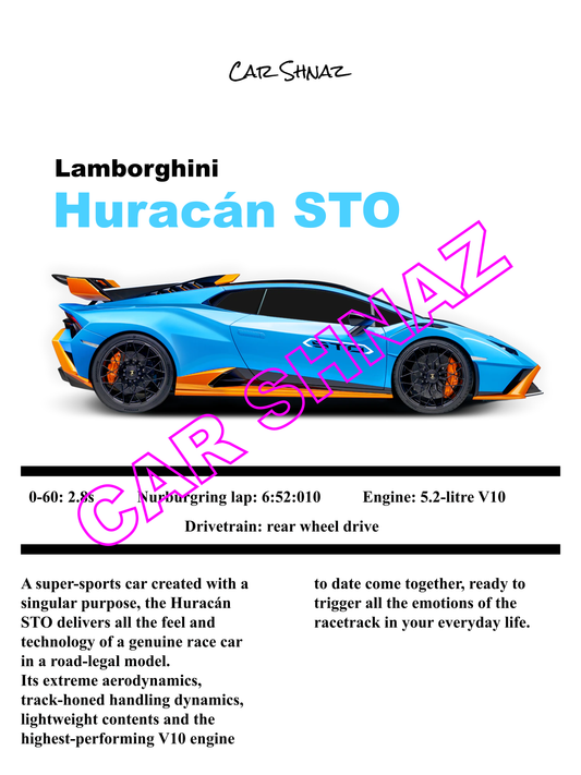 Huracan STO Digital poster