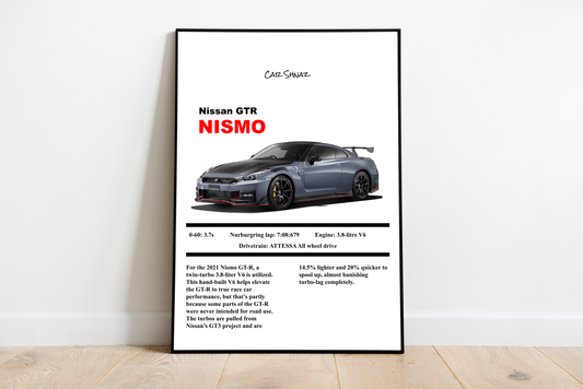 Nissan GTR Silk poster