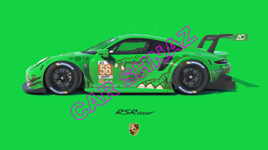 Porsche RSrawr Digital poster