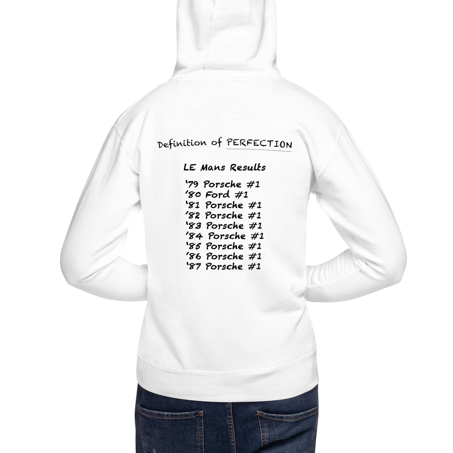 Definition of Perfection Porsche hoodie