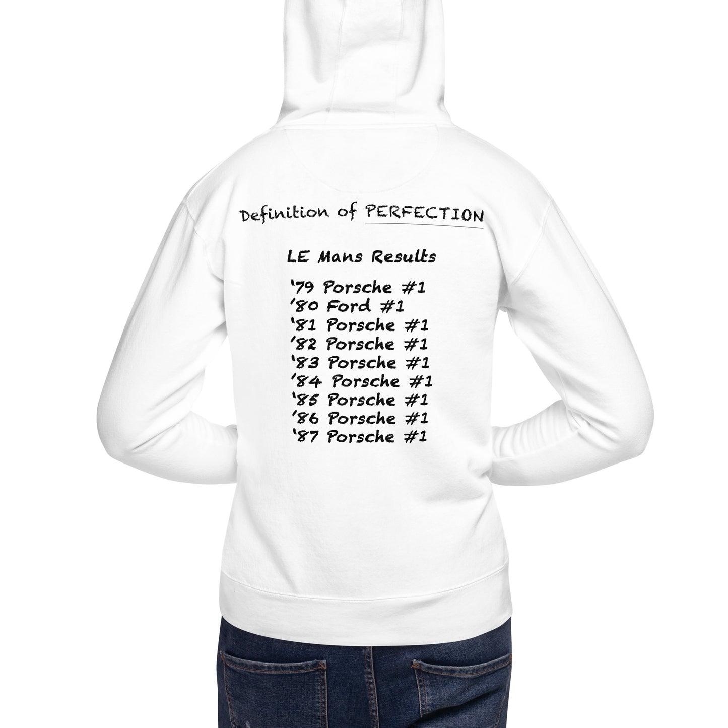 Definition of Perfection Porsche hoodie